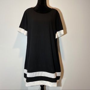 SHEIN Mod Black and White Dress